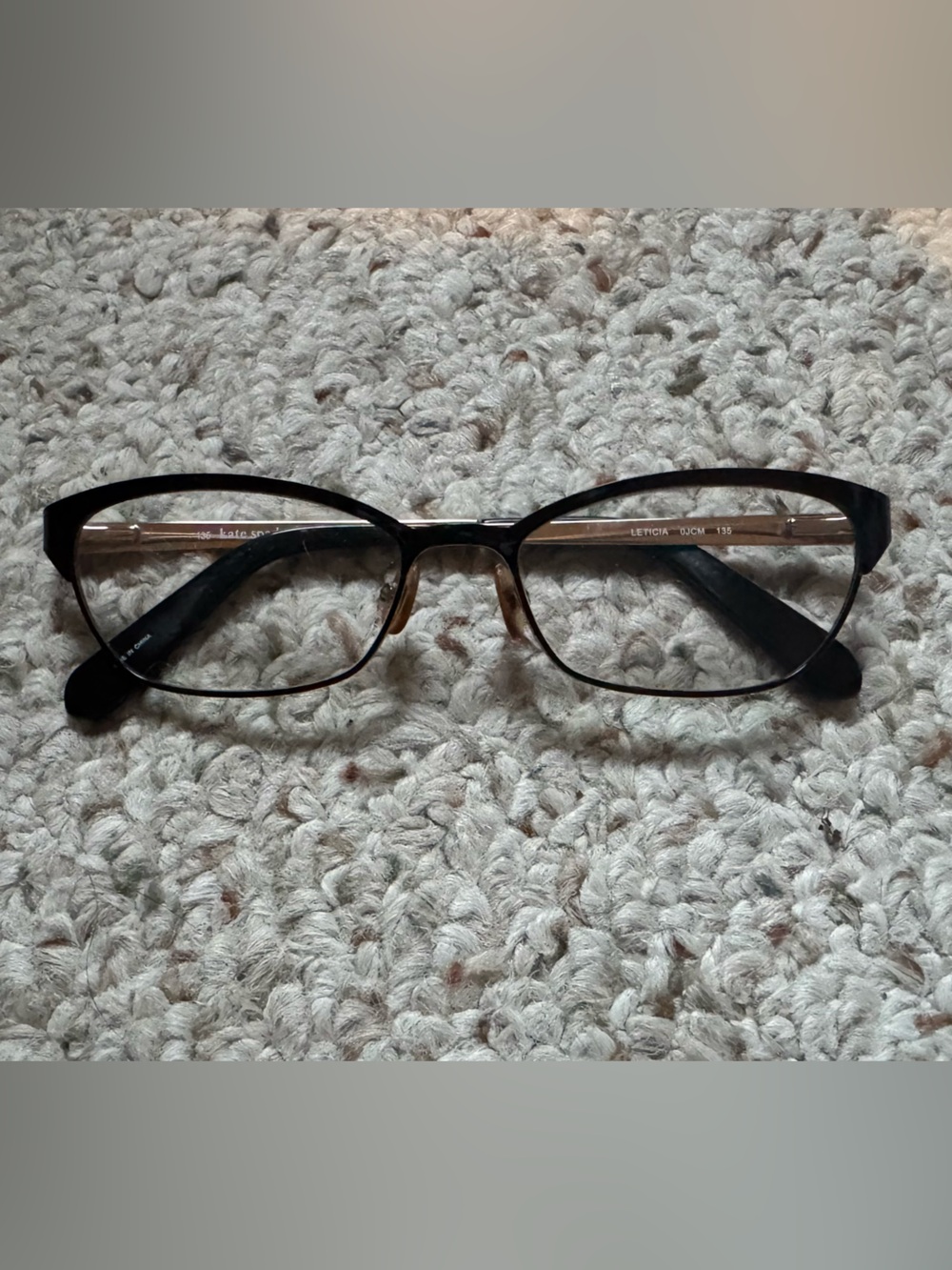 Kate Spade LETICIA 52-16-135 polka dot glasses